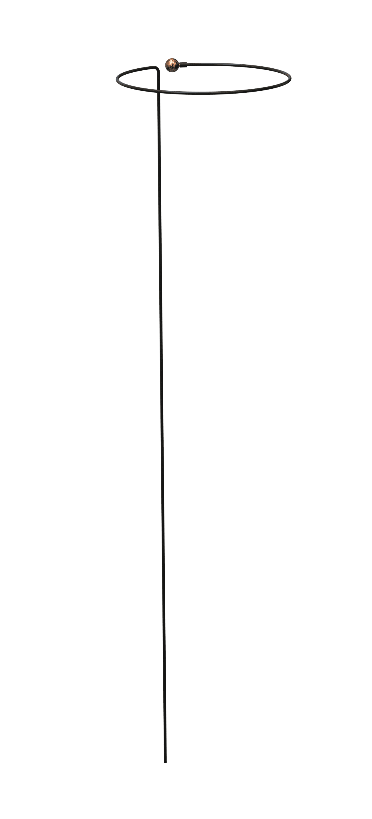 Panacea 12 Pack 20" Wraparound Hoop Supports, Matte Black, Garden Plant Support, 20x12 Hoop
