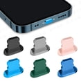 thumbnail image 2 of Tapón Inteprter para teléfono móvil de 5 piezas a prueba de polvo Azul oscuro, 2 of 6
