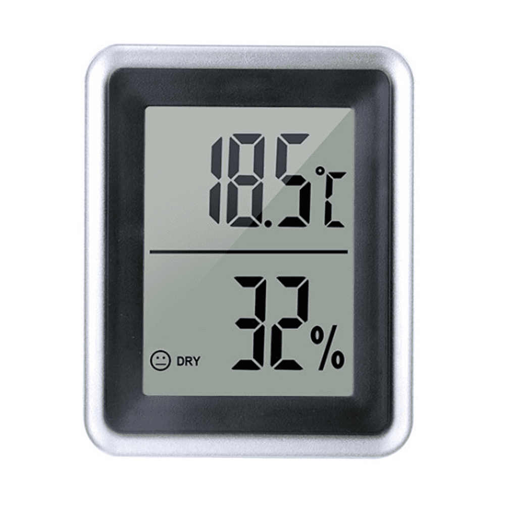 Digital Temperature and Humidity Meter Sensor Gauge Large LCD Display Indoor Room Temperature
