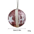 thumbnail image 5 of JLFNYA Mini Christmas Ornaments Clearance,Christmas Balls Ornament,Christmas Ball Christmas Tree Decoration Pendant Christmas Dress Up Hanging Ball Scene Arrangement Hanging Ball, 5 of 5