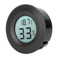 thumbnail image 1 of Termómetro Digital, Mini Termómetro Digital LCD Circular, Higrómetro para Medidor de Temperatura y Humedad en Interiores con resistente a la Humedad, Fuerte Antinterferencias, 1 of 7