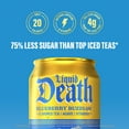 thumbnail image 6 of Liquid Death, Blueberry Buzzsaw Flavored Iced Tea, 6-Pack (12 fl oz Cans), Blueberry Flavored Black Tea, Low Calorie, No Artificial Sweeteners, B12 and B6 Vitamins, 6 of 12