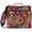 Flowers and Zebra Print, variant on Zipper Binder with Shoulder Strap 2 inch 3 Ring Waterproof File Folder Organizer Bag 500 Sheet Teal Palm Tree Pattern