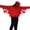 Red, variant on Diconna Women's Loose Hoodies Fashion Letter Print Spider Web Long Sleeve Teen Girl Fall Jacket Casual Clothes Zip-Up Sweatshirts Coat