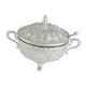 thumbnail image 4 of Sugar Bowl con tapa y cuchara de dispensadores de boda de la boda Ornament Ornament Organizador de escritorio Servidor de Glass Glass Glass, 4 of 9