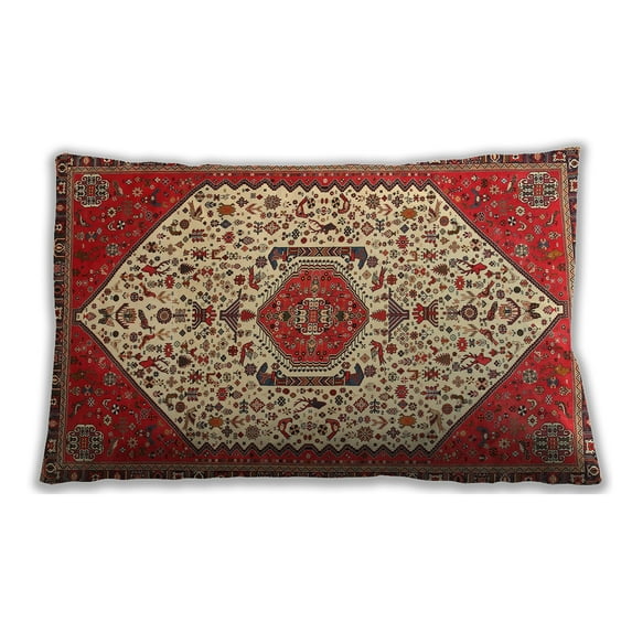Ahgly Company Outdoor Rectangular Traditional Lumbar Throw Pillow, 13 inch by 19 inch