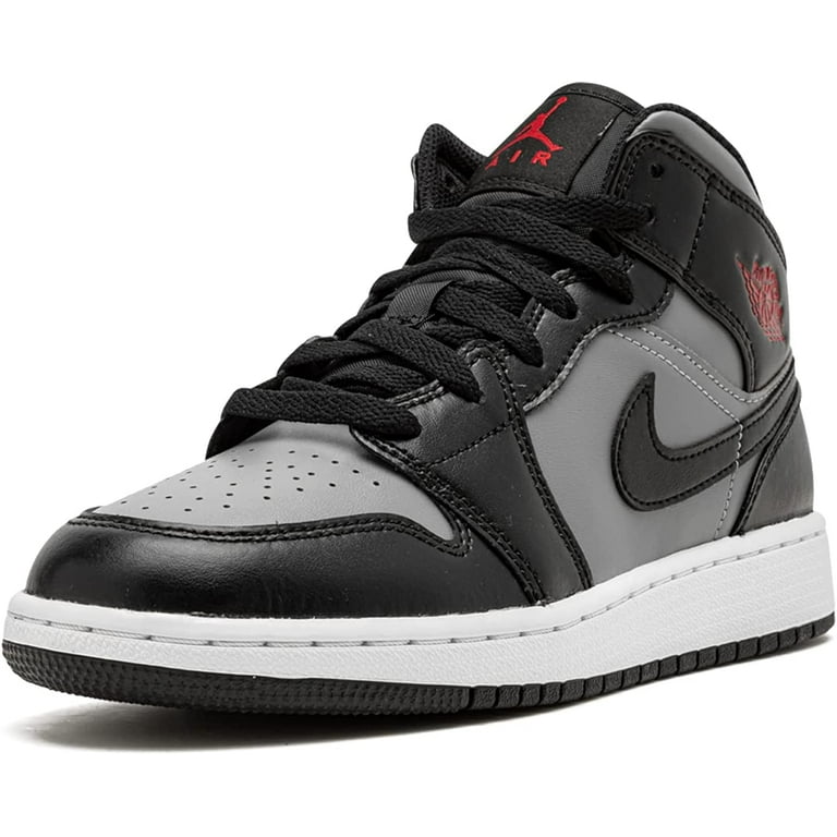 Air Jordan 1 Mid Black Gym Red