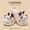 White, variant on Cartoon Slippers Cute Food Animal Slides for Women and Men Soft Lightweight House Slippers Indoor Bathroom Shower Sandals