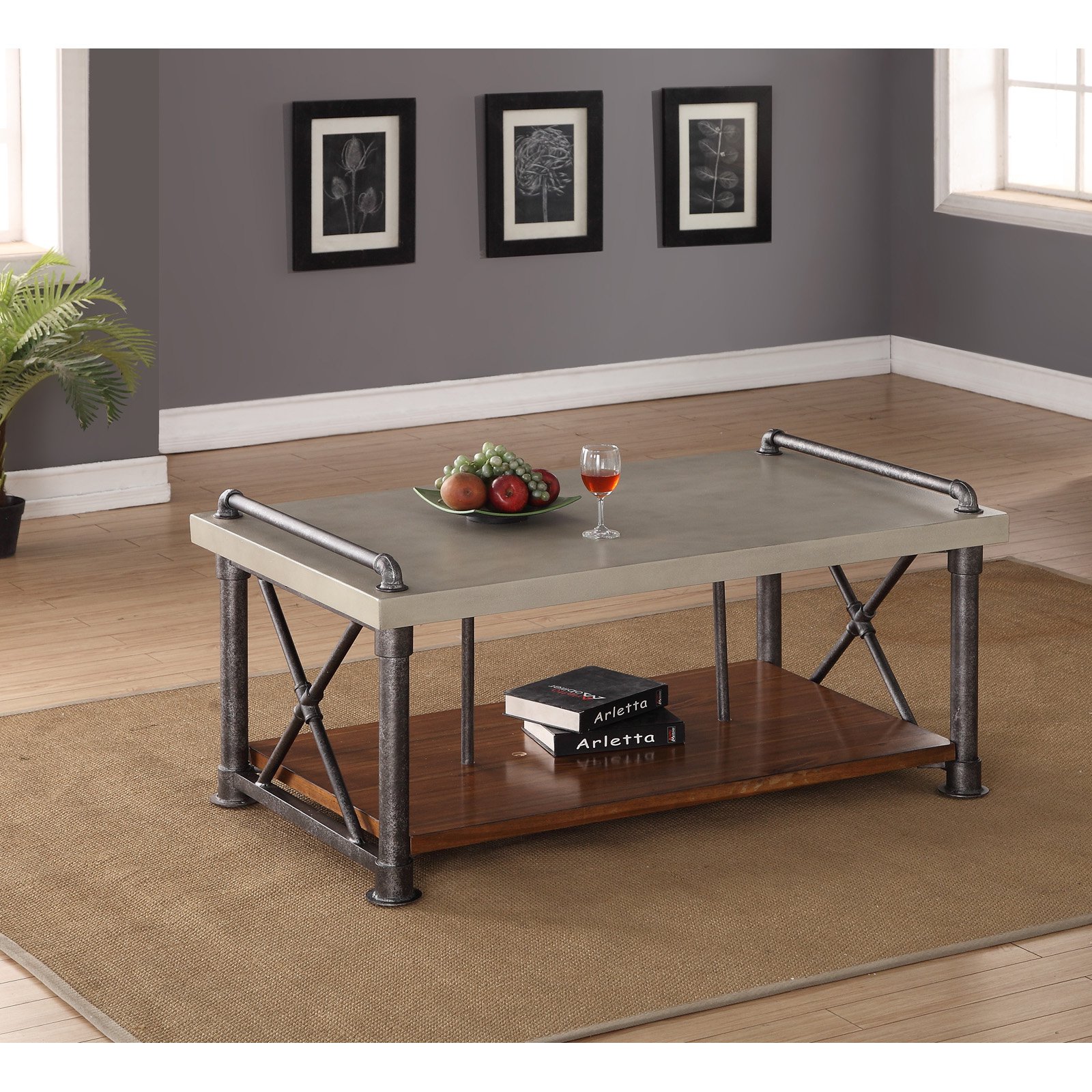 Legends Furniture Steampunk Coffee Table Walmart Com