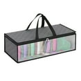 thumbnail image 1 of Organisateur de Garde-Robe Portable Sac de Rangement Suspendu à Main pour Chapeaux Soutiens-Gorge Accessoires Pliable Design Visible, 1 of 5