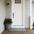 thumbnail image 3 of Colonial Mills Crestwood Tweed Doormats - Ash Black 45" x 70", 3 of 3