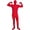 Red, variant on Full body spandex bodysuit teen costume Medium