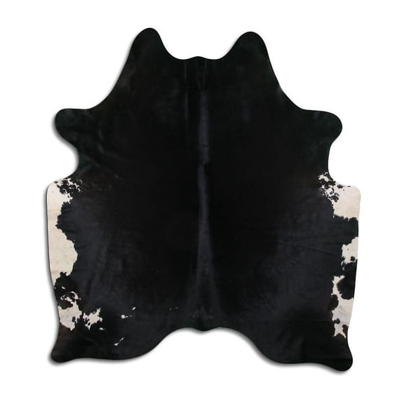 Large NATURAL cowhide rugs for sale BLACK rug