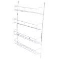 thumbnail image 2 of Support à Condiments Multi-Couches Étagère Murale Multifonctionnelle Durable pour Maison Chambre Cuisine Restaurant (4 Couches), 2 of 6