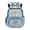 Capybara Pool Pattern, variant on CHAQLIN Adjustable Strap School Bag for Back to School Outdoor Activities, Polyester multi-tasche Kids Backpack, Watercolor Daisy Pattern