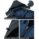 thumbnail image 4 of Chaqueta impermeable TACVASEN para hombre resistente al agua, color azul, talla L, 4 of 7