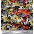 thumbnail image 2 of Soimoi Rayon Fabric Flower Artistic Print Sewing Fabric Yard 56 Inch Wide, 2 of 3