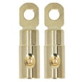 thumbnail image 2 of Screw Ring Terminal, Battery Cable Ends Tight Wire Fit 2PCS  For Audio Modification 4GA For 4-6GA, 2 of 8