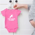 thumbnail image 5 of I Dont Believe in Humans Unicorn Bodysuit Jumper Girls Infant Baby Brisco Brands NB, 5 of 6