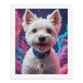 thumbnail image 5 of Paint By Numbers Kit for Adults Beginner - DIY Bright Eyed Dog With Colorful Background Canvas Painting Kits for Adults, Frameless Paint By Number for Adults for Home Wall Decor 16x20 Inch, 5 of 7