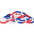 thumbnail image 5 of GAXIRE 5Pcs Independence Day Wristband Silicone Hand Rings Unisex Decoration, 5 of 8