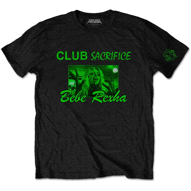 Bebe Rexha T-Shirt Unisexe Club Sacrifice (Impression sur la Manche)