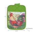 thumbnail image 2 of Pot Holder With Pocket Roosters - Set of 6, 2 of 2