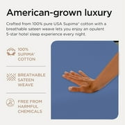 AuroraX 100% Cotton Bed Sheets Full Size 100% Cotton Flat Sheets,Solid Cooling Double Bed Sheet for Residential Summer Sold-Separately