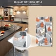 thumbnail image 5 of Yayeee Toggle Light Switch Wall Plate 1-Gang 4.5"x2.7" Home Decorative Outlet Cover, Gray Snow Houses, 5 of 7