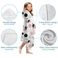 thumbnail image 7 of White Cow Head Dot Pattern Hooded Bath Towel，60"x35" for Ages 3 To 12 Kids, Quick Dry Lightweight Soft Microfiber Hood Beach Towel Cover Up for Kids, 7 of 7