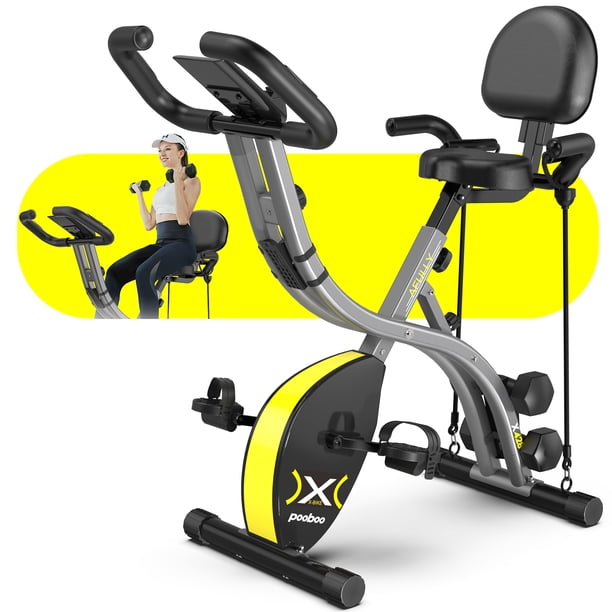 Pooboo Exercise Bikes 16 Levels Magnetic Resistance Stationary