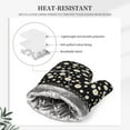 thumbnail image 4 of Honeii Daisy patten Oven Mitts and Pot Holders Sets, Baker Oven Mitts, Mittens for Kitchen Decor, Baking Lover over Gloves Gifts, 4 of 7