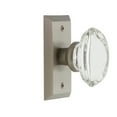 thumbnail image 4 of Nostalgic Warehouse Stuocc_Prv_234_Nk Oval Clear Crystal Solid Brass Privacy Door Knob Set, 4 of 4