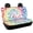 Colorful Leopard Theme, variant on Chririnla Christmas Car Rear Bench Backrest Covers, Set of 2 Pieces Stretch Fashion Seat Covers for Auto Truck Interior and Pet Protection