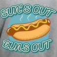 thumbnail image 3 of CafePress - Sun's Out Buns Out Hooded Sweatshirt - Pullover Hoodie, Hooded Sweatshirt, 3 of 4