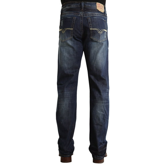Stetson Men's Modern Fit "V" Stitched Jeans - 11-004-1312-4020 BU 34W x 32L  US