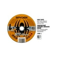 thumbnail image 2 of SM Products 135423 4 in. Type 1 Spyder Metal Cut-Off Wheel Ceramic with 0.625 in. Arbor - 0.045 in., 2 of 6