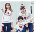 thumbnail image 3 of Ropa familiar a juego Otoño Invierno Navidad Activa Algodón Con Capucha Padre Hijo Madre Hija Hombres Mujeres Niños Ropa, 3 of 4