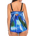 thumbnail image 1 of Ensemble Tankini Décontracté Mode Imprimé à Bretelles Maillot de Bain Deux Pièces, 1 of 7