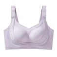 thumbnail image 1 of Seamless Light Support Lift Up Bra For Side Coverage And Shaping Full Figure Underwire Comfort For Everyday Wear, 1 of 2