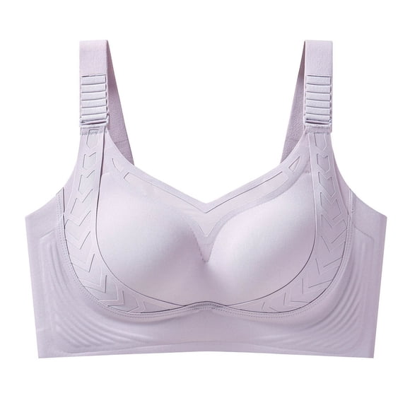 Seamless Light Support Lift Up Bra for Side Coverage and Shaping—Comfort Underwire Design for Full Figure and Lifted
