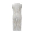 thumbnail image 3 of Ropa Playa Ocean Pacific para Mujer Vestido Largo Cuello V Sin Mangas Blanco Talla Única, 3 of 4