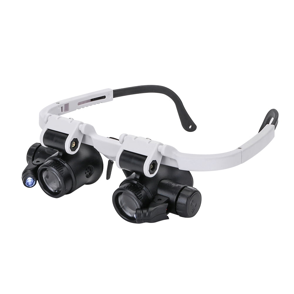 100x Zoom Clip-on Microscope With Led Light, Portable Magnifier Loupe  Pocket Magnifying Lens Glass