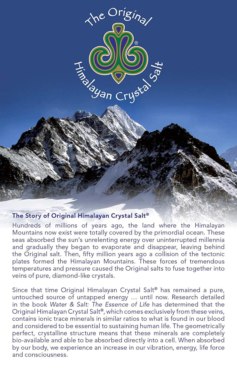 Original Himalayan Crystal Salt - Coarse Granulated - Culinary Salt for Healthy Cooking - Mineral Rich Salt with Great Flavor (3 Pack)