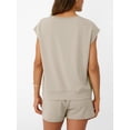 thumbnail image 4 of Conjunto de dos piezas AUTOMET Women's Lounge Summer Outfits 2025 Khaki XL, 4 of 6