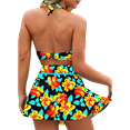 thumbnail image 3 of Tankini Bathing Suits for Women Halter Plus Size Two Piece Swimsuits Sets, 3 of 5