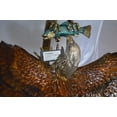 thumbnail image 4 of Nifao Two Eagles Fighting on Fish Bronze Statue – Home Decor Sculpture, 33"L x 28"W x 42"H, 4 of 15