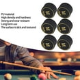 thumbnail image 4 of Pool Cue Tips Professional Multi Layers Billiard Pool Cue Tips Replacement for Pool Cues and Snooker 14mm Black 6pcs, 4 of 7