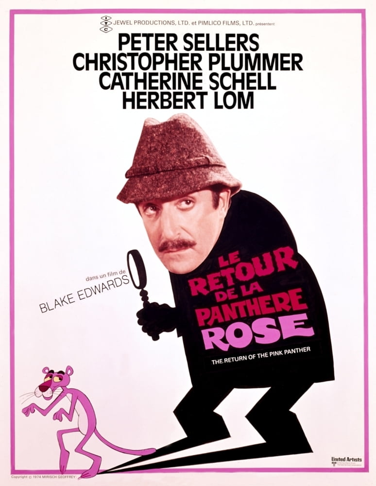 Film La Panthere Rose Peter Sellers The Return Of The Pink Panther (Aka Le Retour De La Panthere Rose