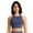 Blue, variant on Wancir Ribbed Basic Tank Tops for Women Workout Crop Top Sleeveless Crew Neck Twist Back